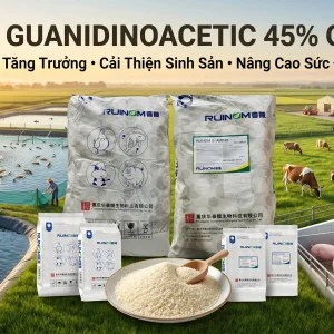 Chất Tạo Nạc Axit Guanidinoacetic 45% ( GAA ) - Hương Liệu Thức Ăn Chăn Nuôi HCM