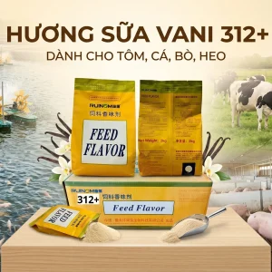 Hương Sữa Vani 312+ - Hương Liệu Thức Ăn Chăn Nuôi HCM