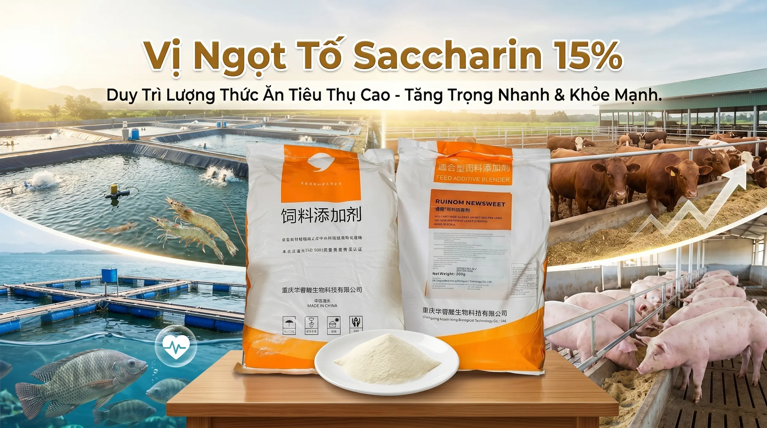 Vị Ngọt Tố Saccharin 15%