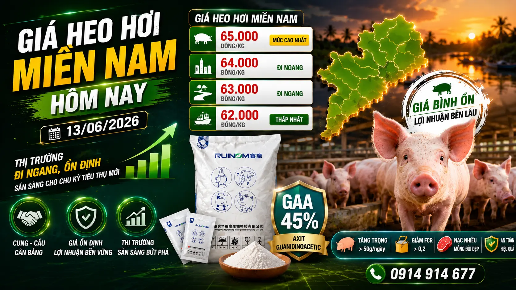 Giá Heo Hơi Miền Nam