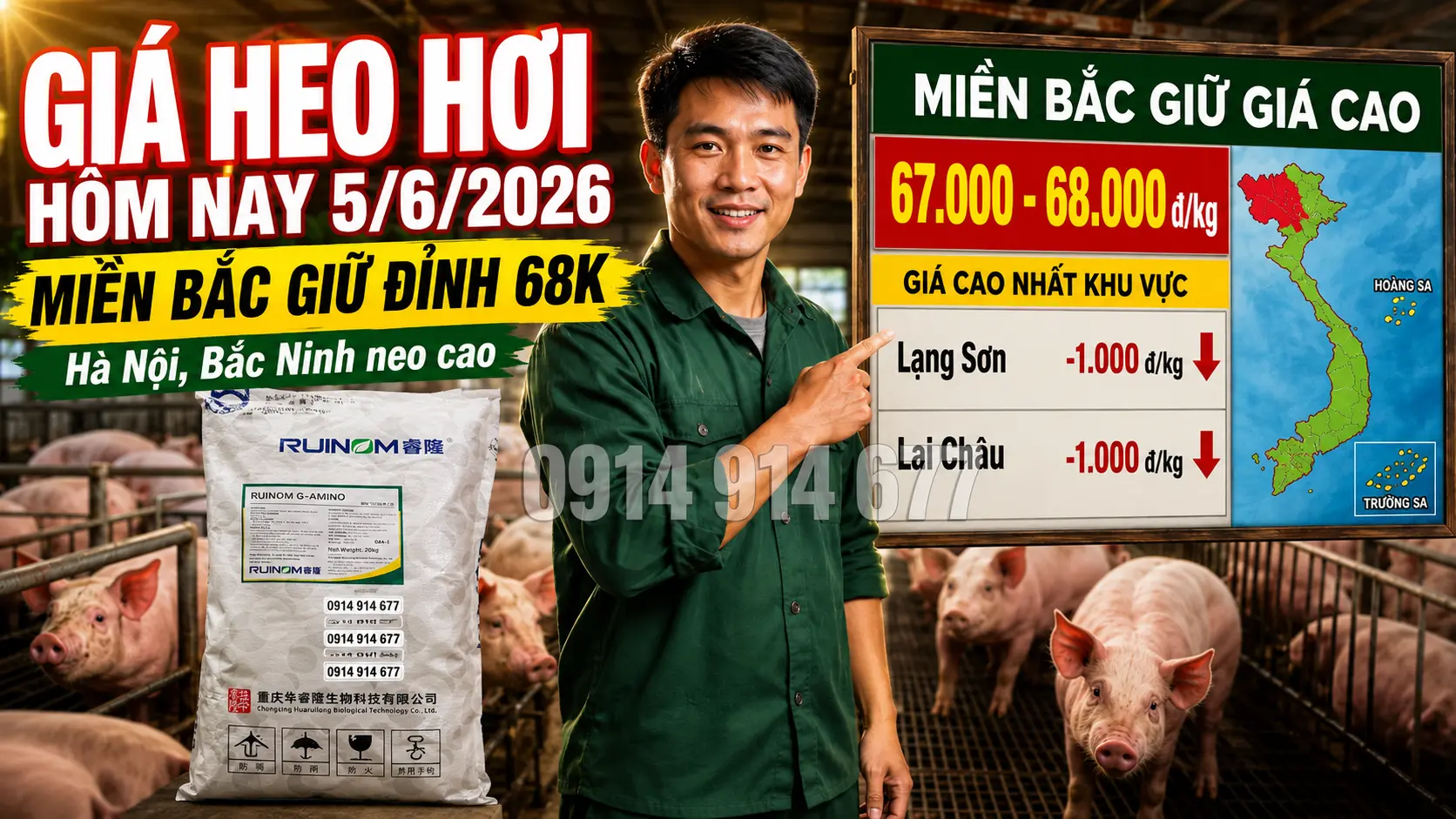 Giá Lợn Hơi Hôm Nay Miền Bắc